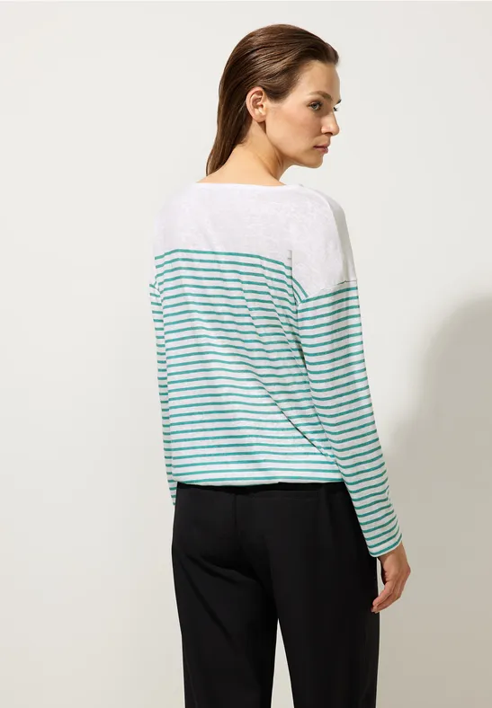 Street One Gestreiftes Langarmshirt