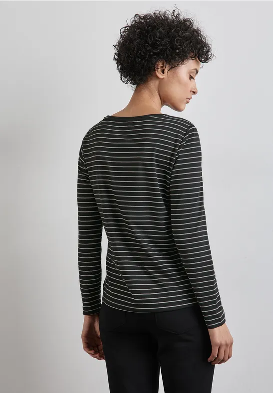 Street One Gestreiftes Langarmshirt