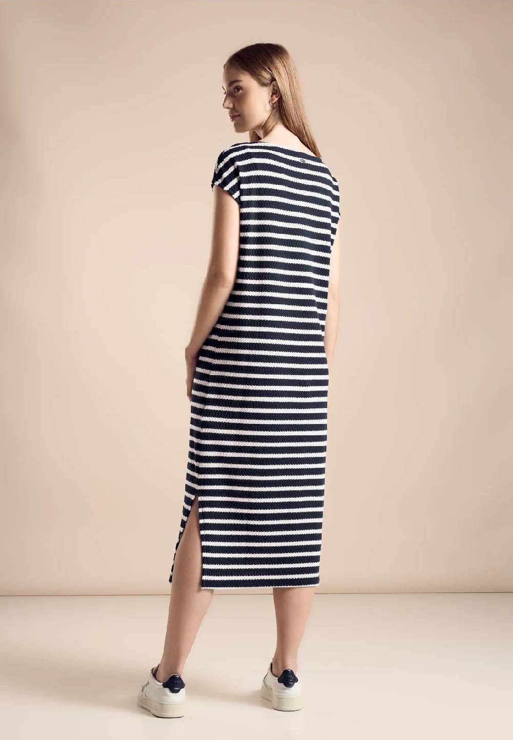 Street One Gestreiftes Midikleid