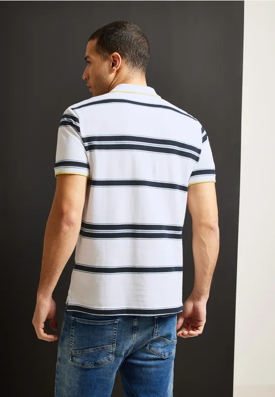 Street One Gestreiftes Piqueé Poloshirt