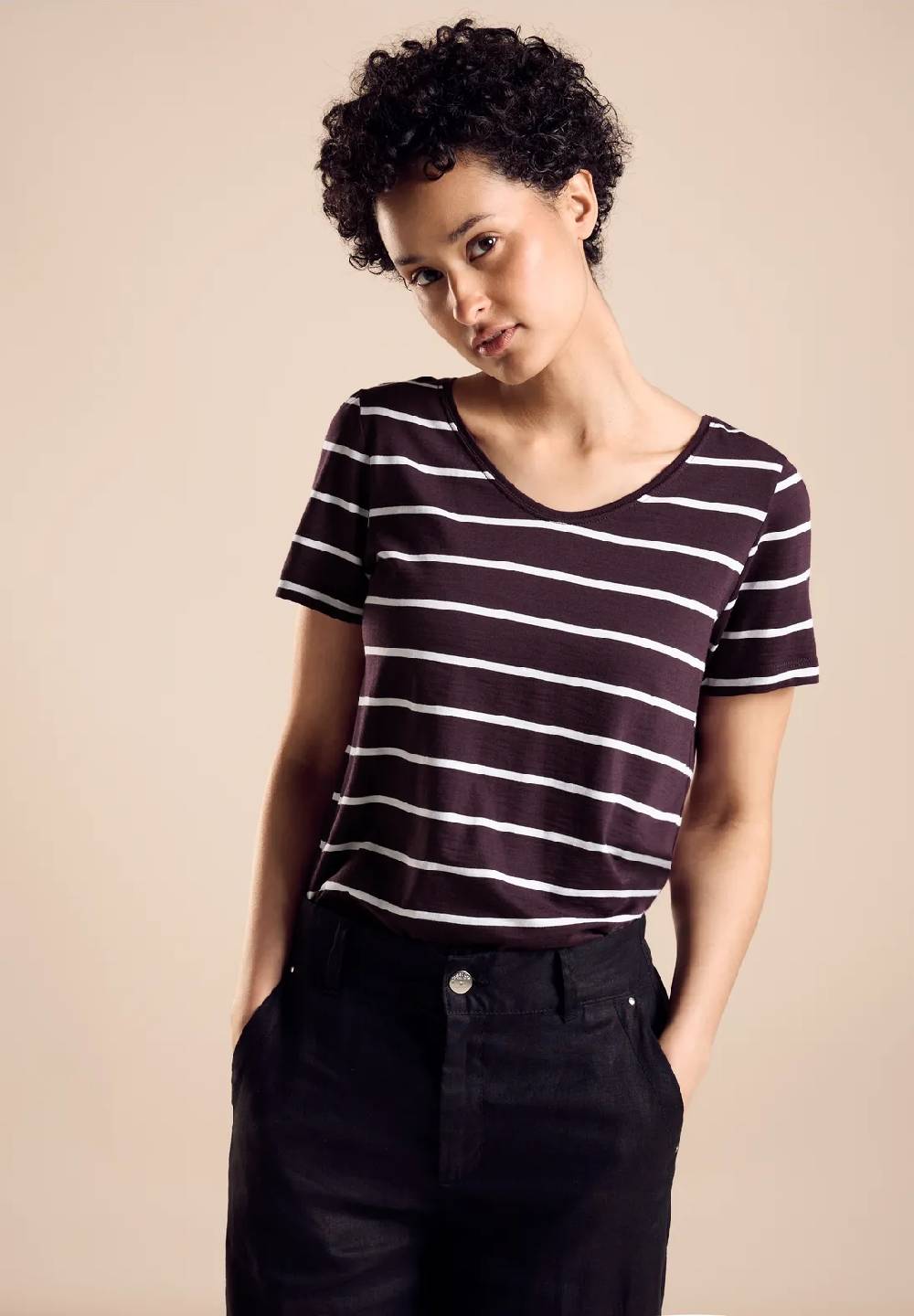 Street One Gestreiftes T-Shirt - Style GERDA