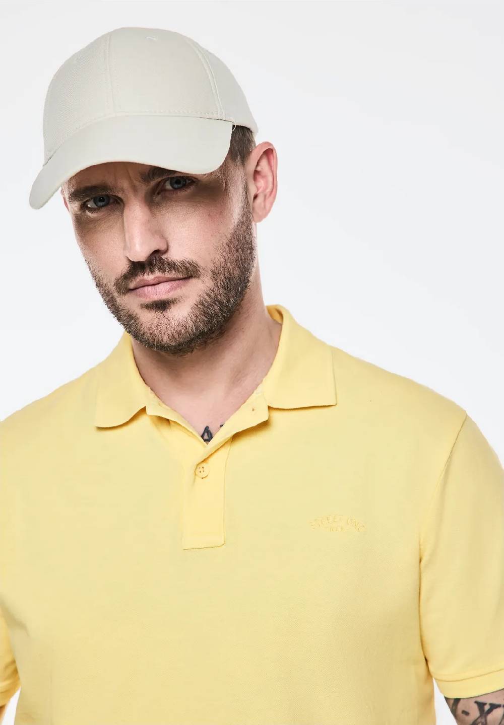 Street One Gewaschenes Poloshirt