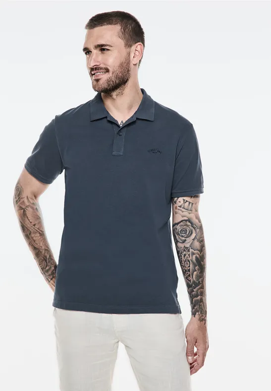 Street One Gewaschenes Poloshirt