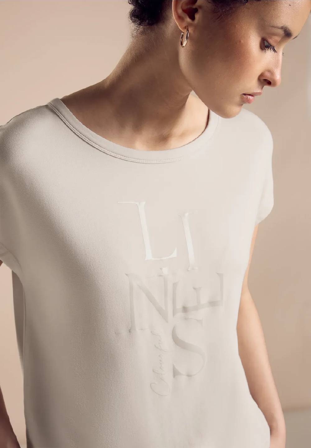 Street One Glitzer Wording T-Shirt