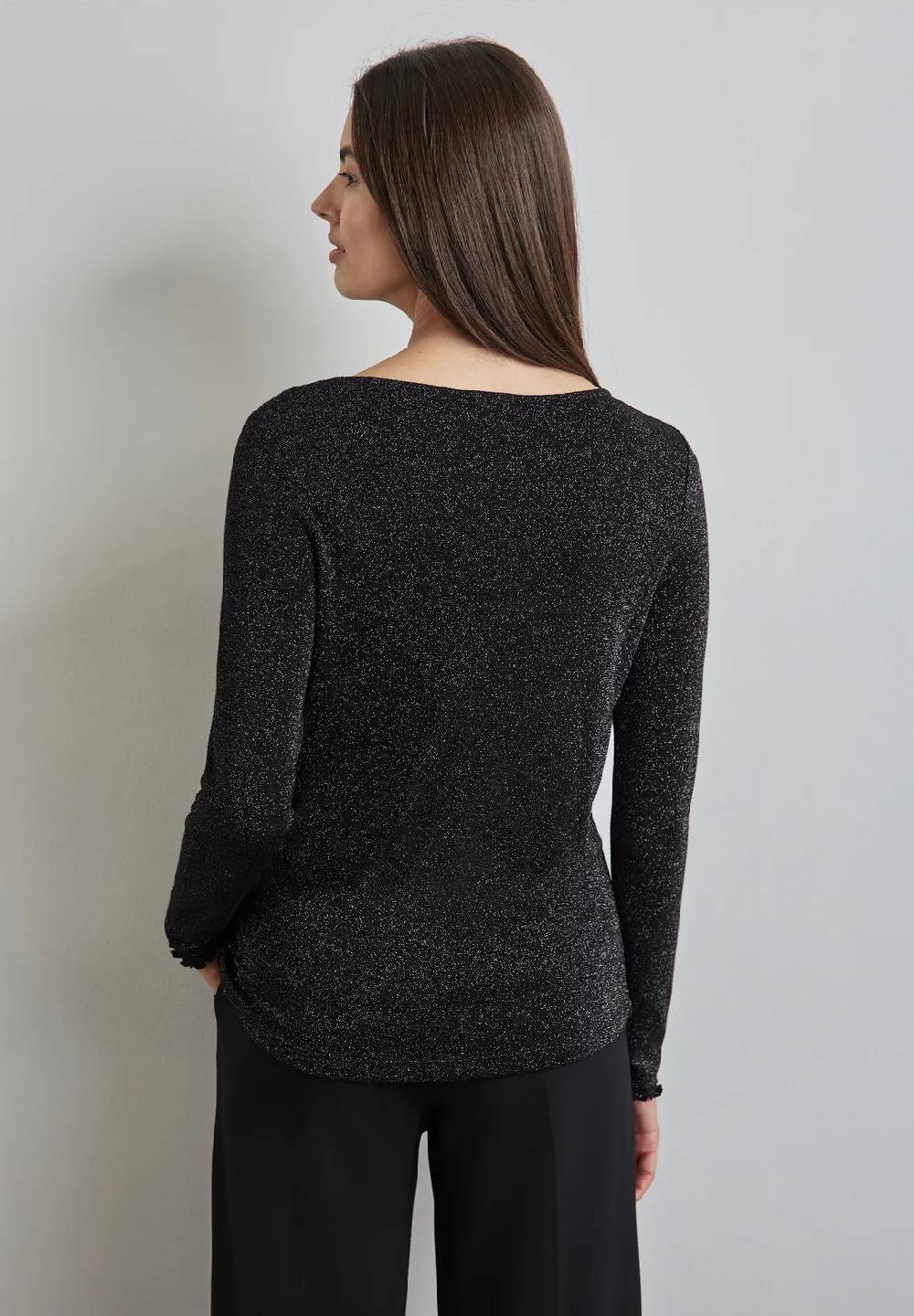 Street One Glitzerndes Langarmshirt