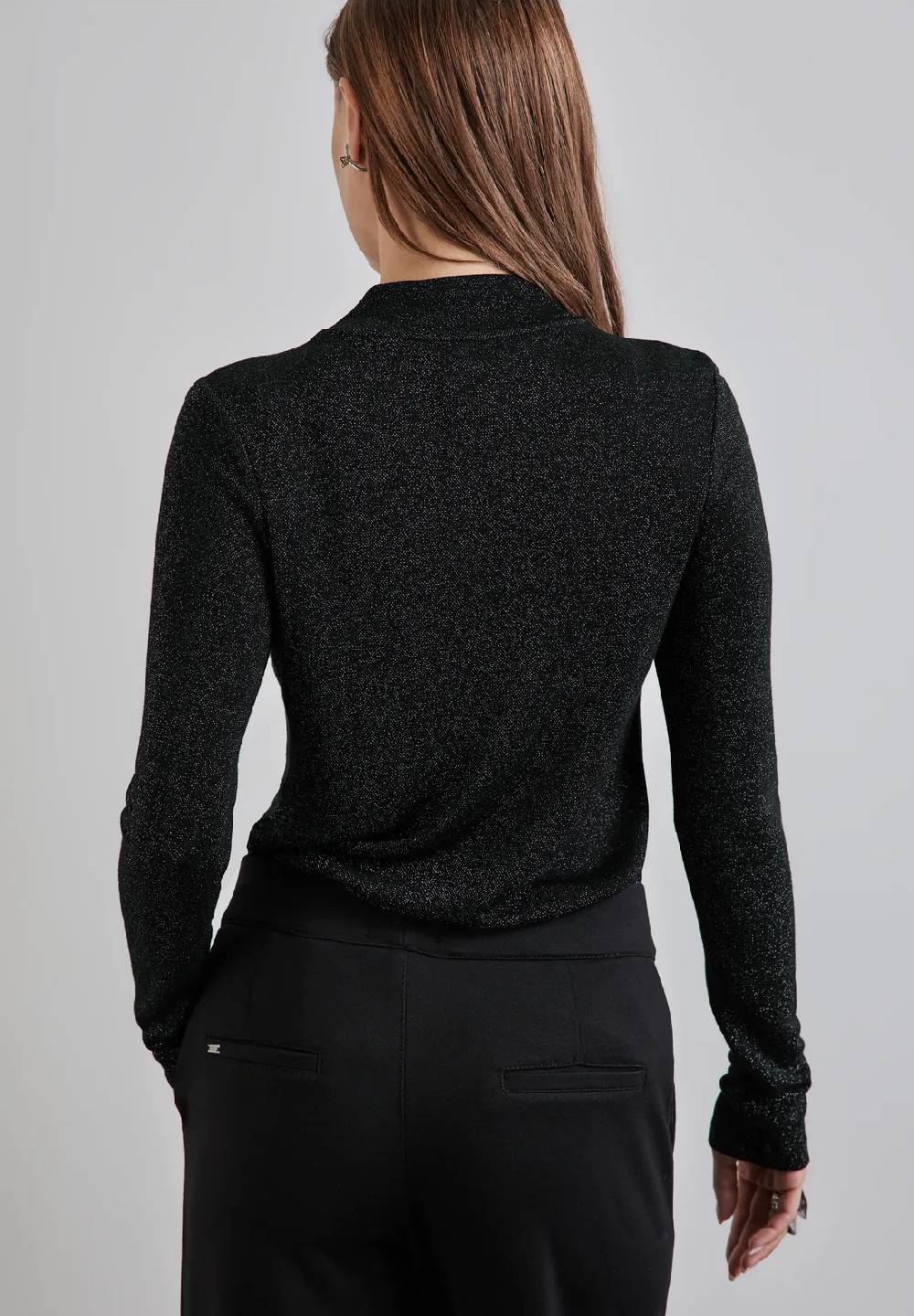 Street One Glitzerndes Turtleneck Shirt