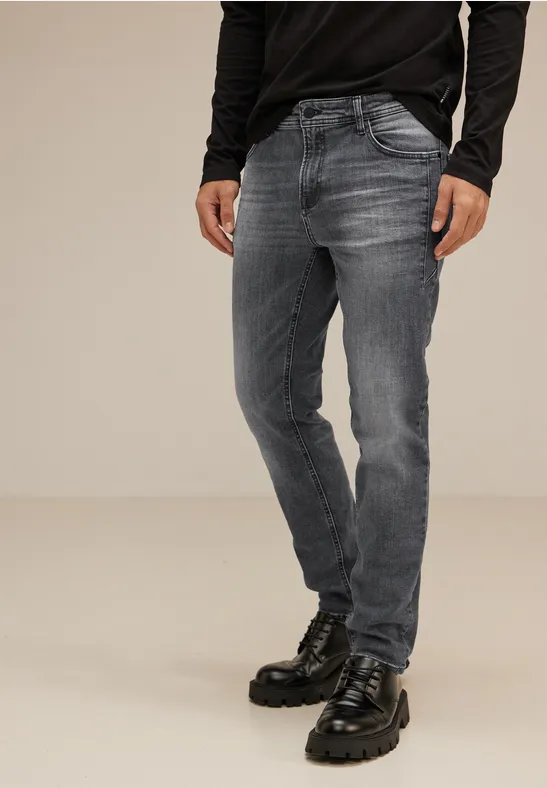 Street One Graue Regular Fit Jeans - Style PLAYER
