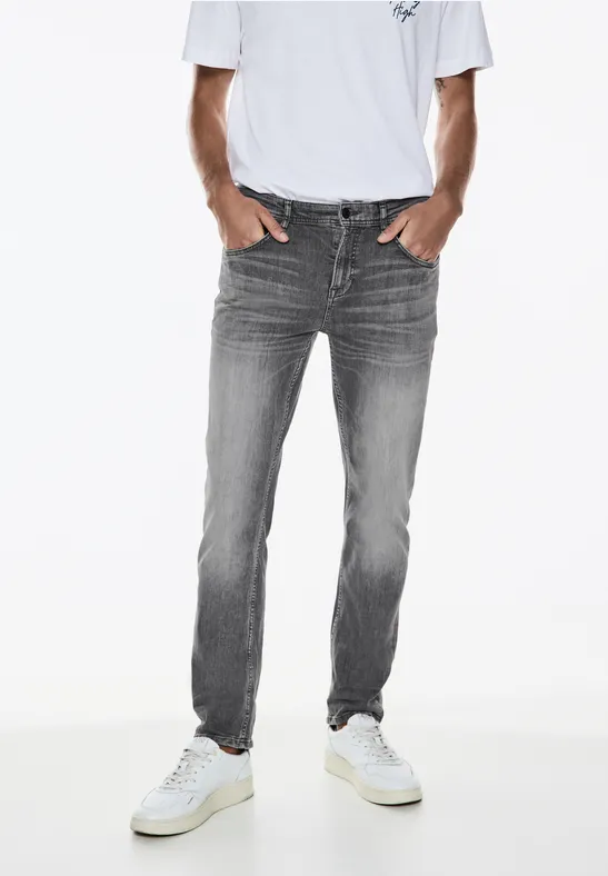 Street One Graue Regular Fit Jeans - Style PLAYER