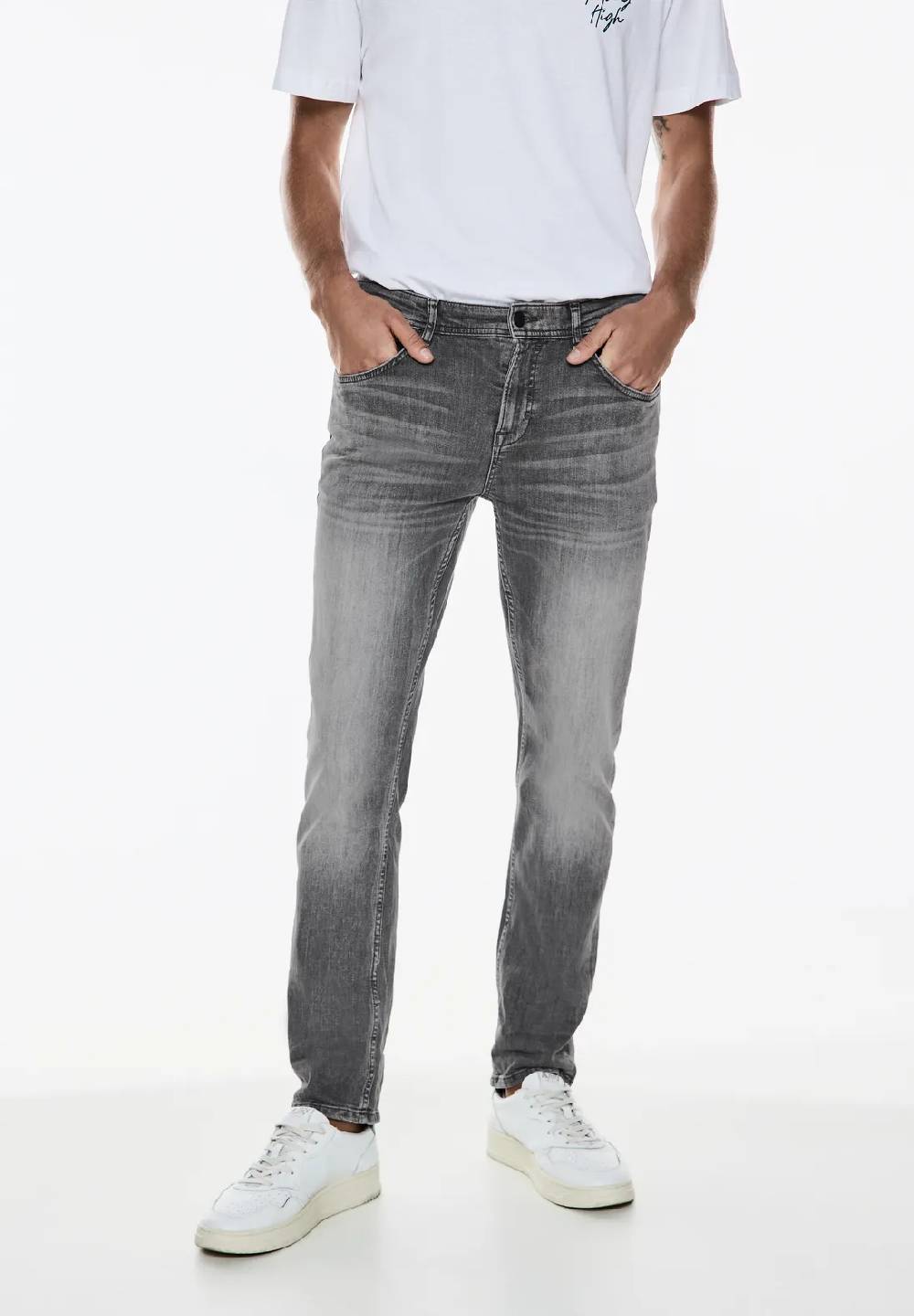 Street One Graue Regular Fit Jeans - Style PLAYER