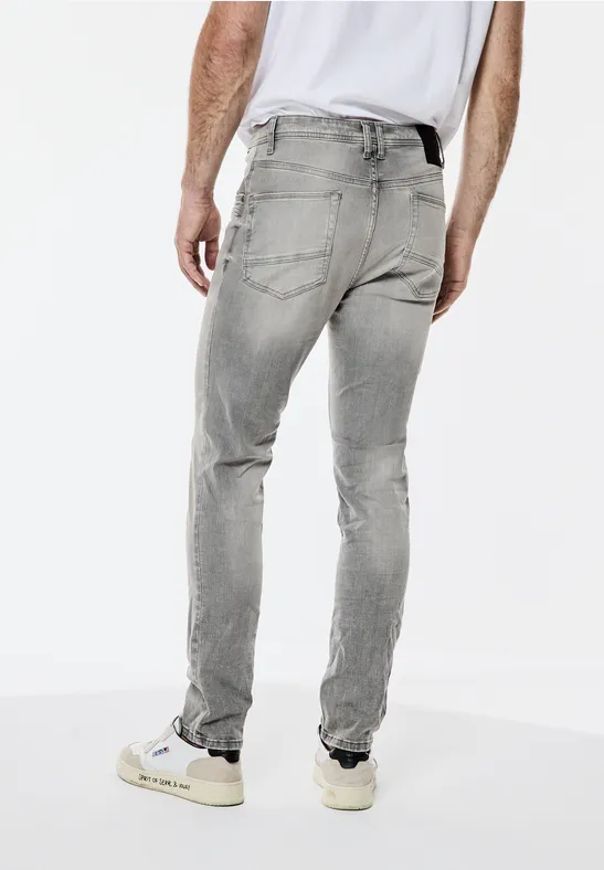 Street One Graue Slim Fit Jeans - Style RACER