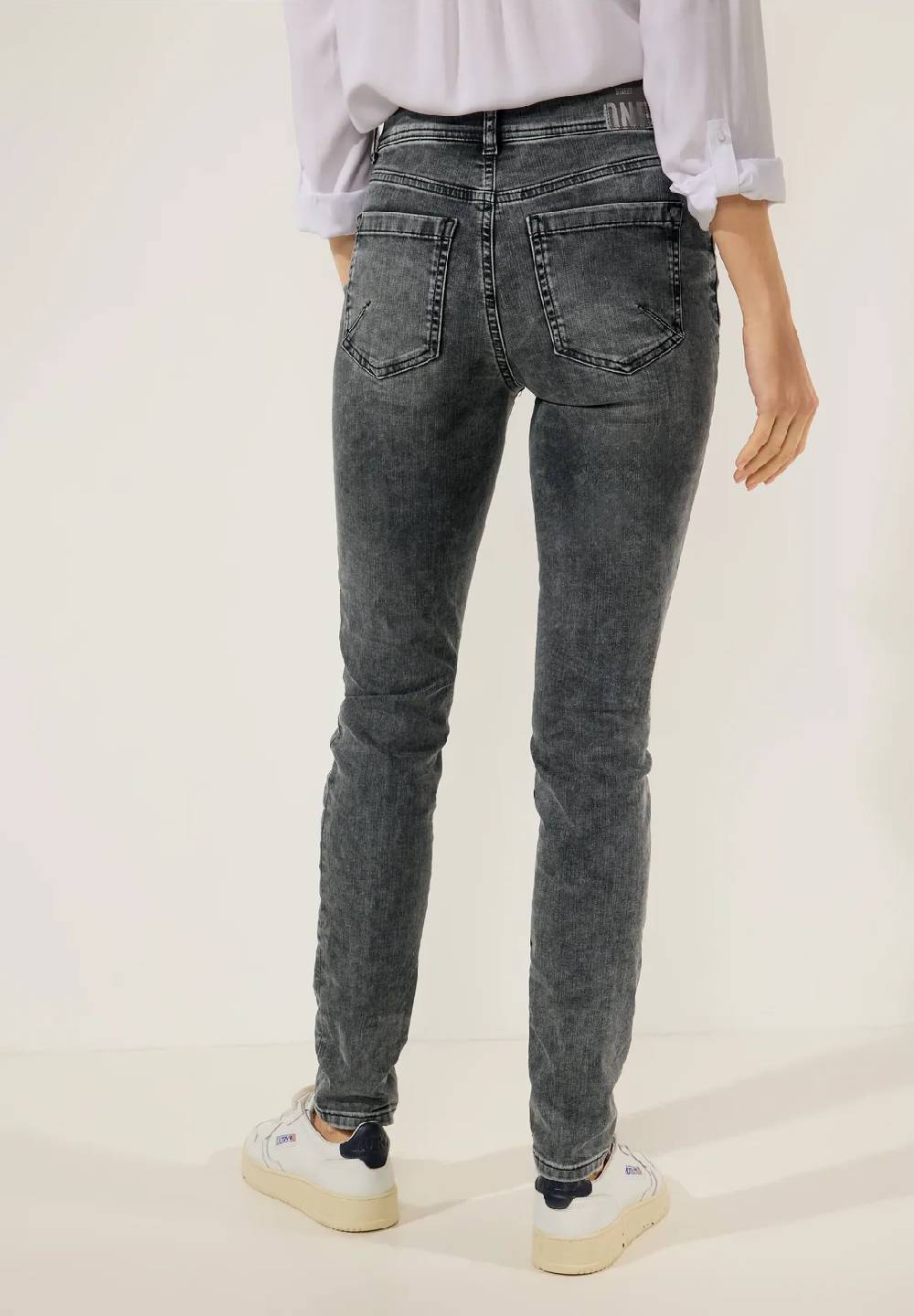 Street One Graue Slim Fit Jeans - Style YORK
