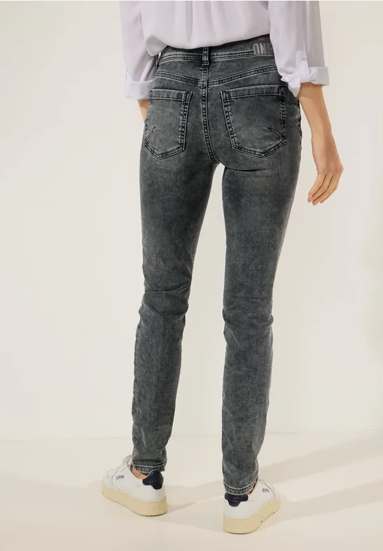 Street One Graue Slim Fit Jeans - Style YORK