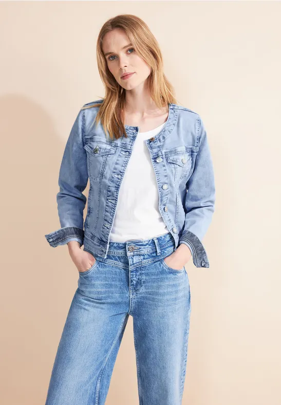 Street One Hellblaue Jeansjacke - Style ROXANA