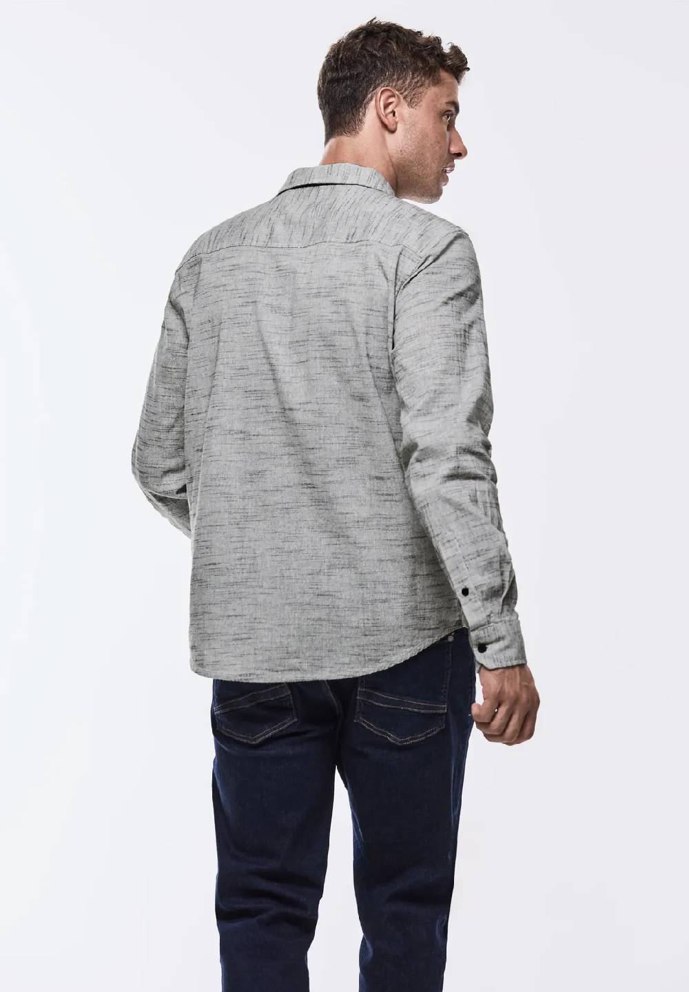 Street One Hemd In Melange-Optik