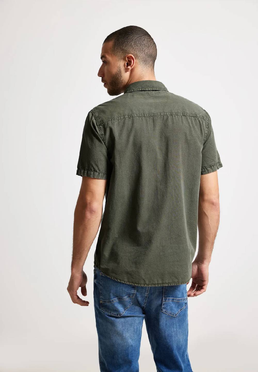 Street One Hemd In Washedoptik