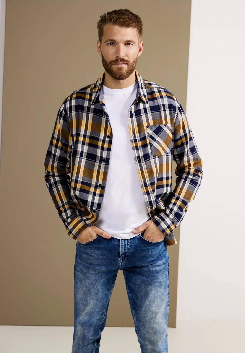 Street One Hemd mit Karomuster