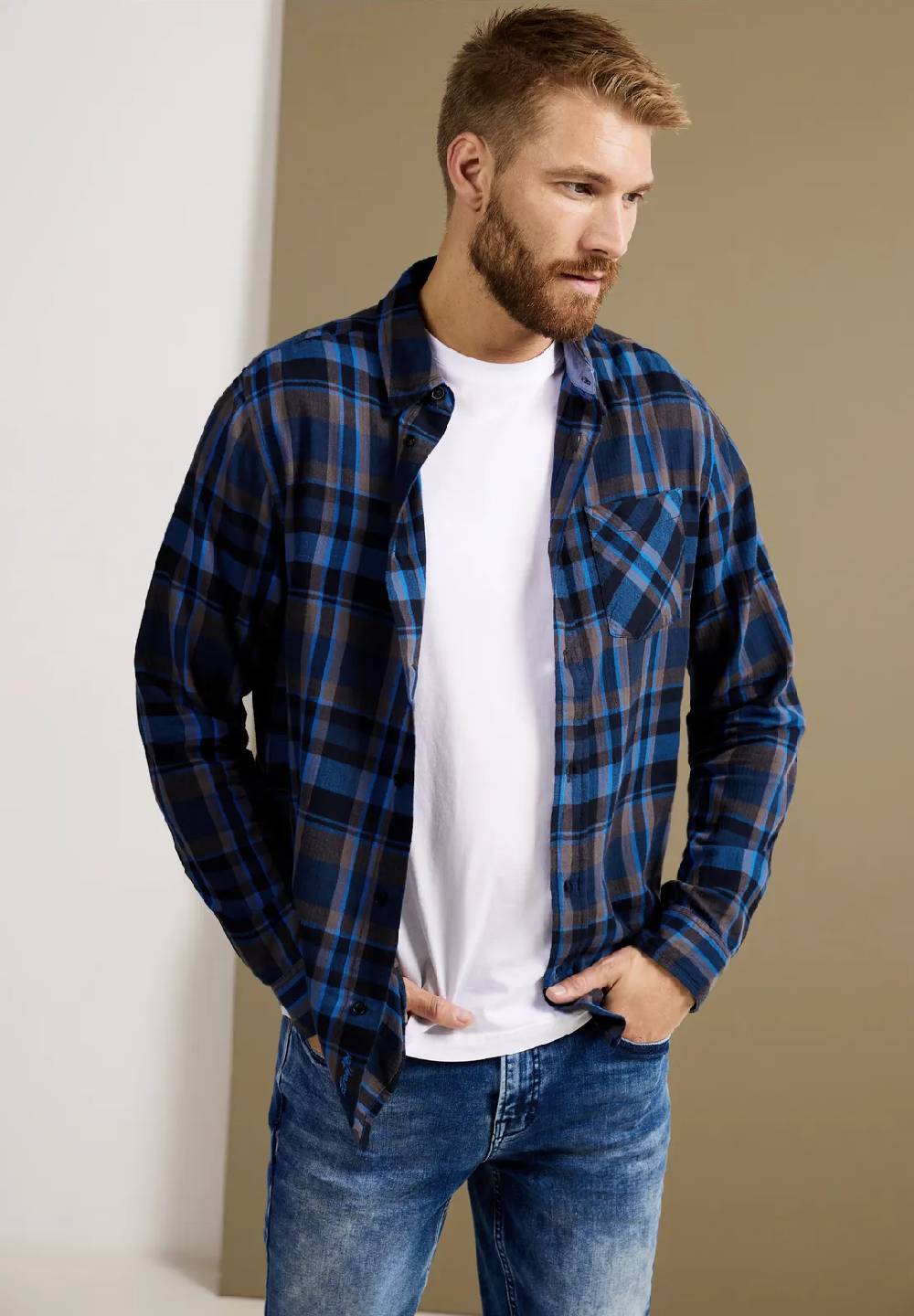 Street One Hemd mit Karomuster