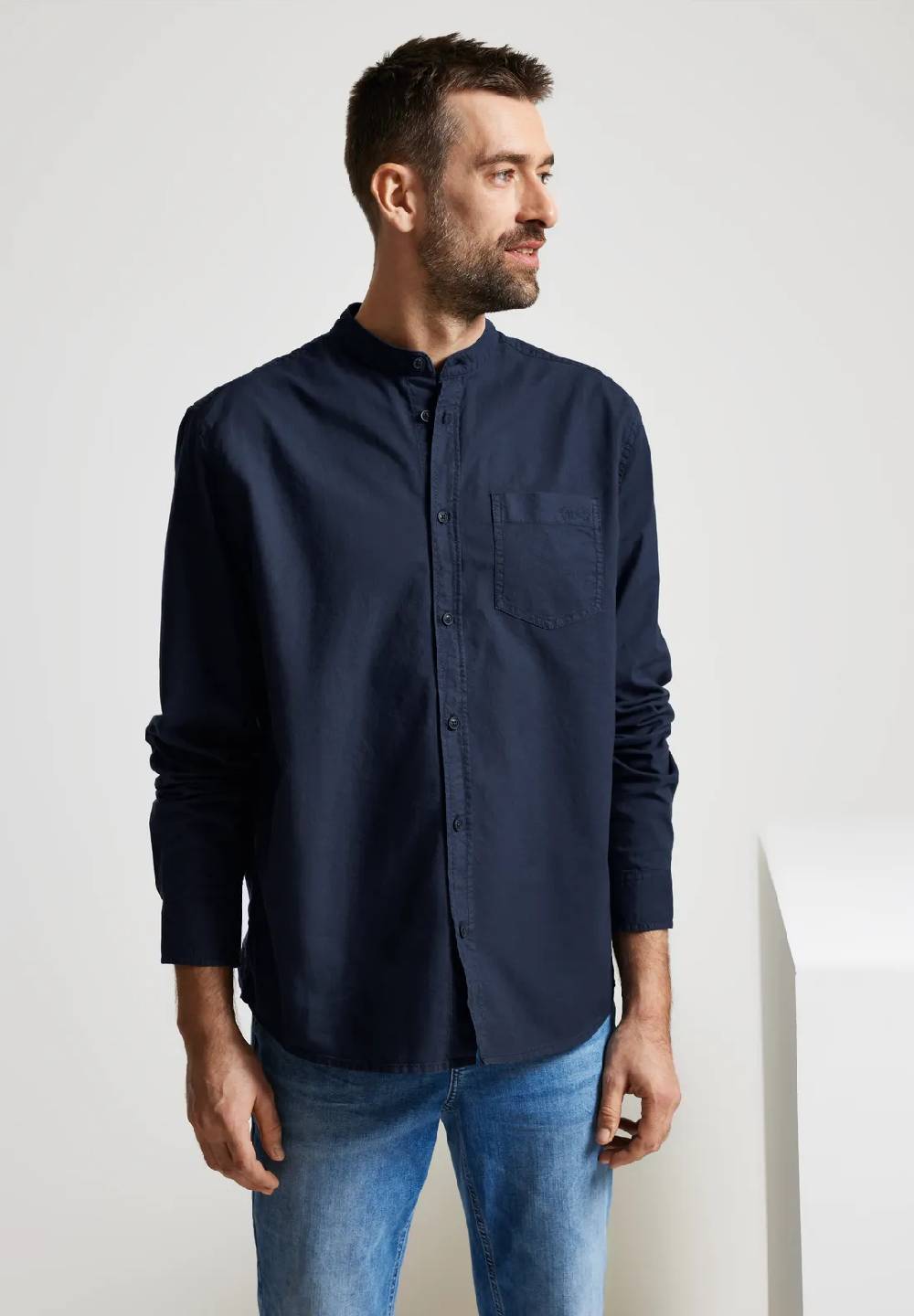 Street One Hemd mit Stehkragen