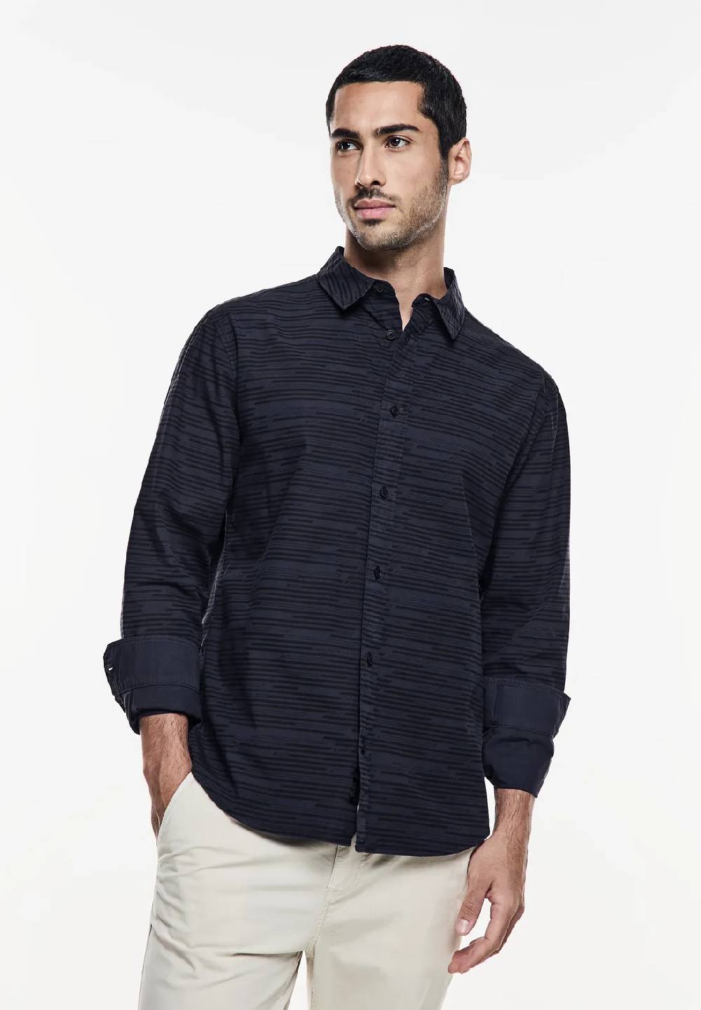 Street One Hemd mit Streifenprint