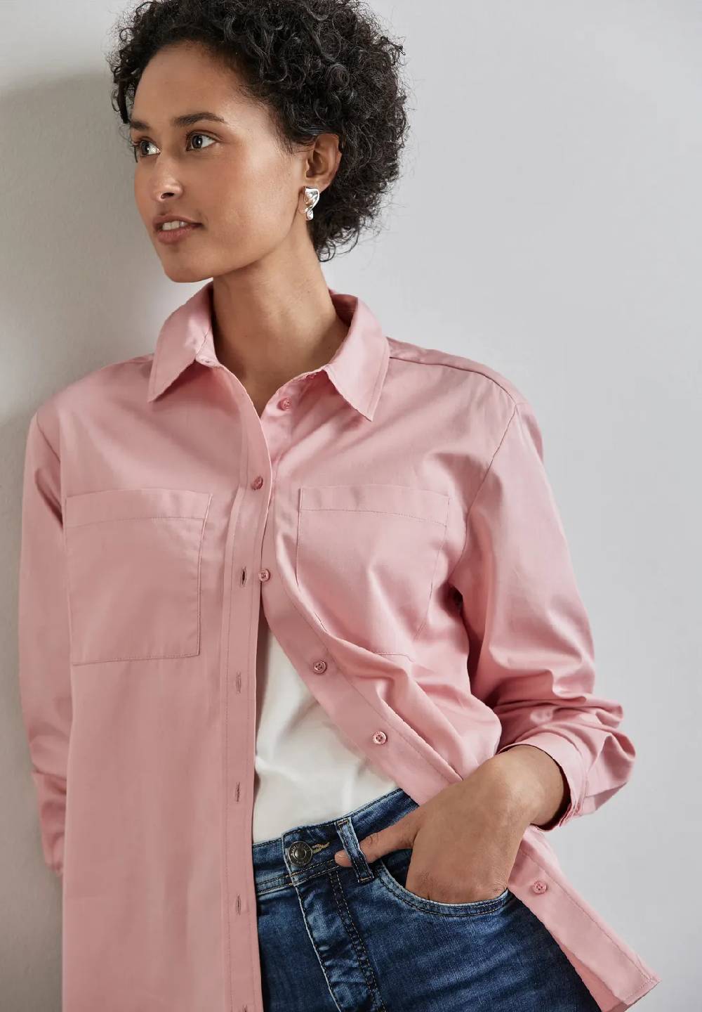 Street One Hemdbluse mit Brusttaschen