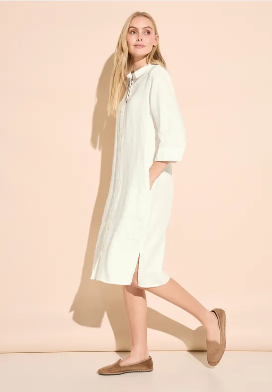 Street One Hemdblusen Leinen Kleid