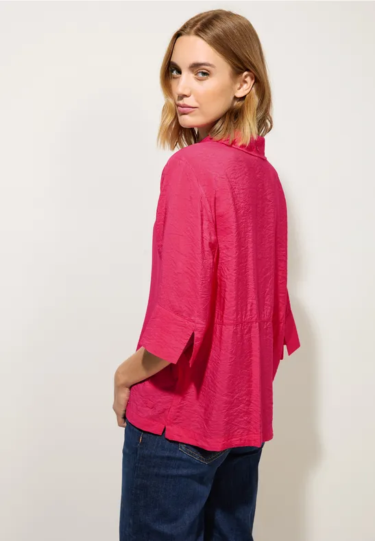 Street One Hemdkragenbluse Mit Struktur