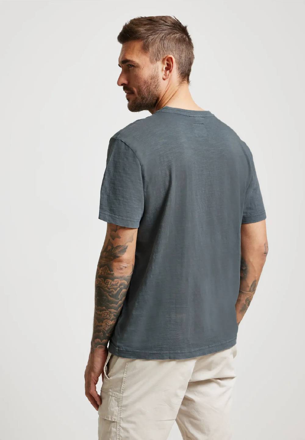Street One Henleyshirt In Garment Dye