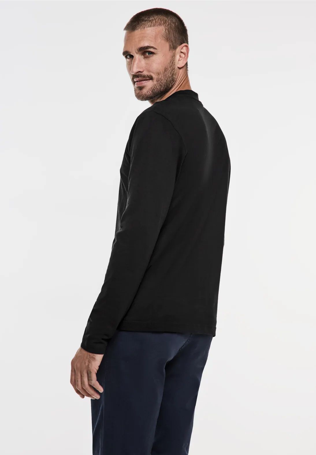 Street One Henleyshirt Mit Brustprint