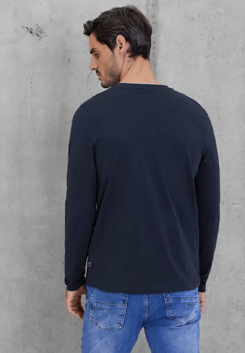 Street One Henleyshirt Mit Brustprint