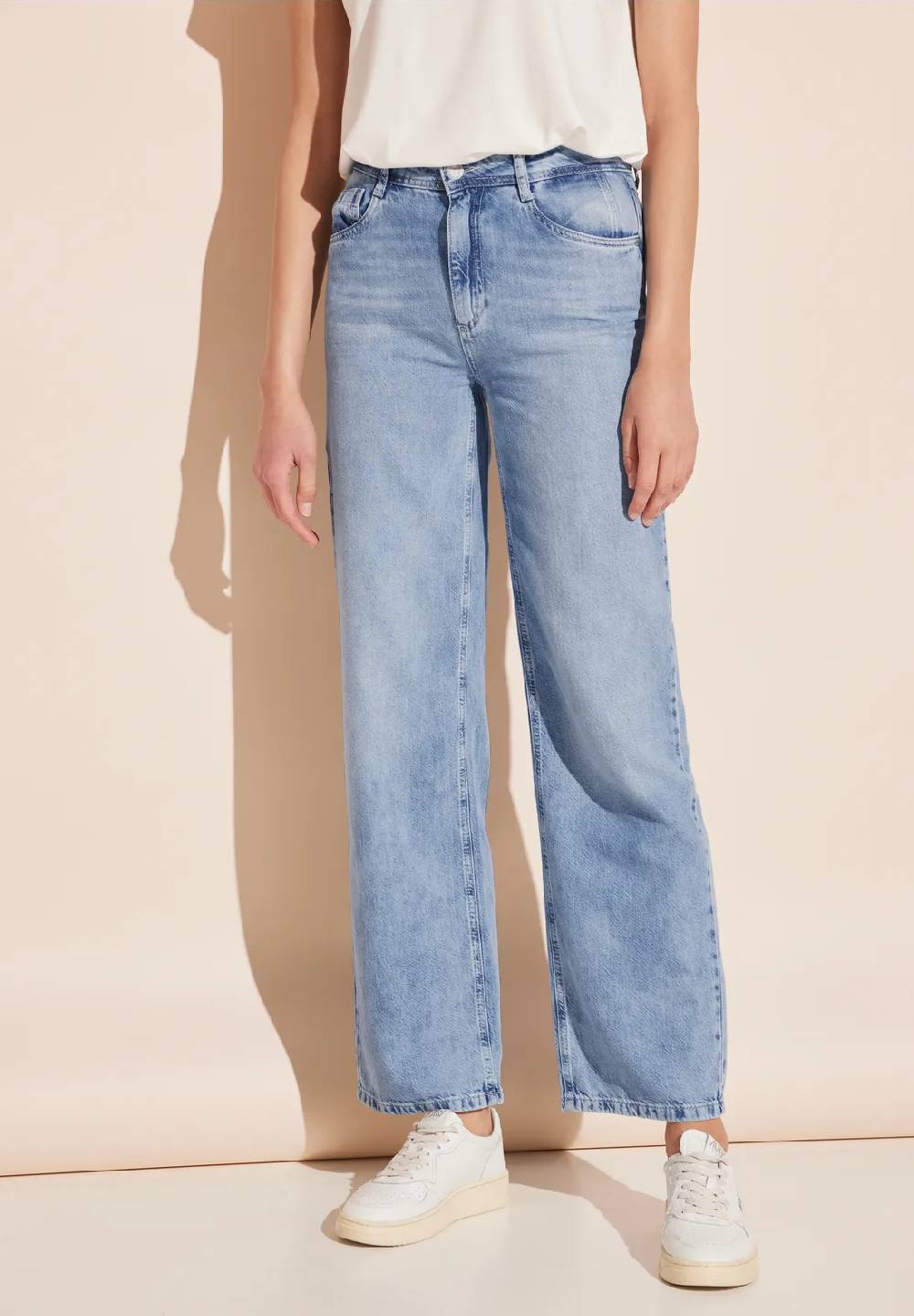 Street One High Waist Jeans - Style WIDE LEG
