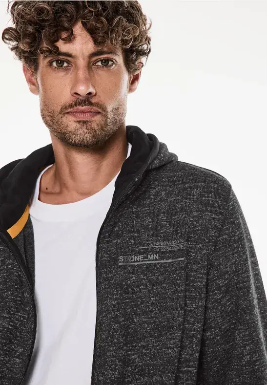 Street One Hoodie Jacke Mit Fleece