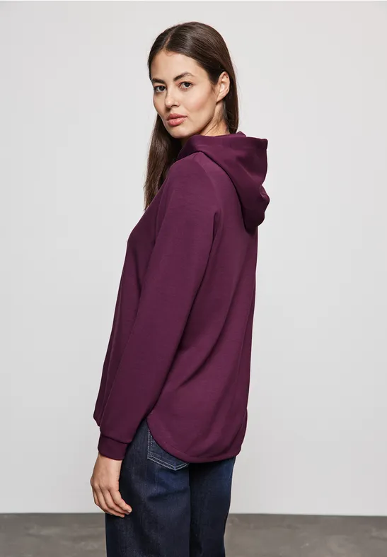 Street One Hoodie Mit Gerundetem Saum