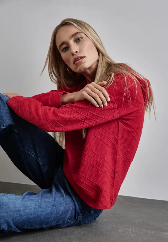 Street One Hoodie Mit Struktur