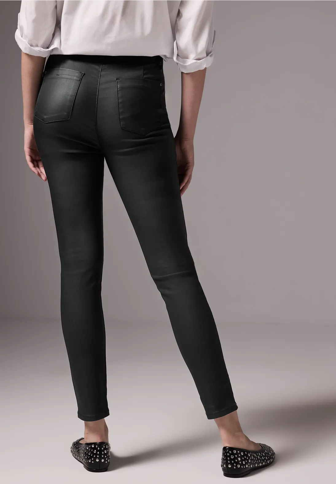 Street One Hose Im Leder-Look