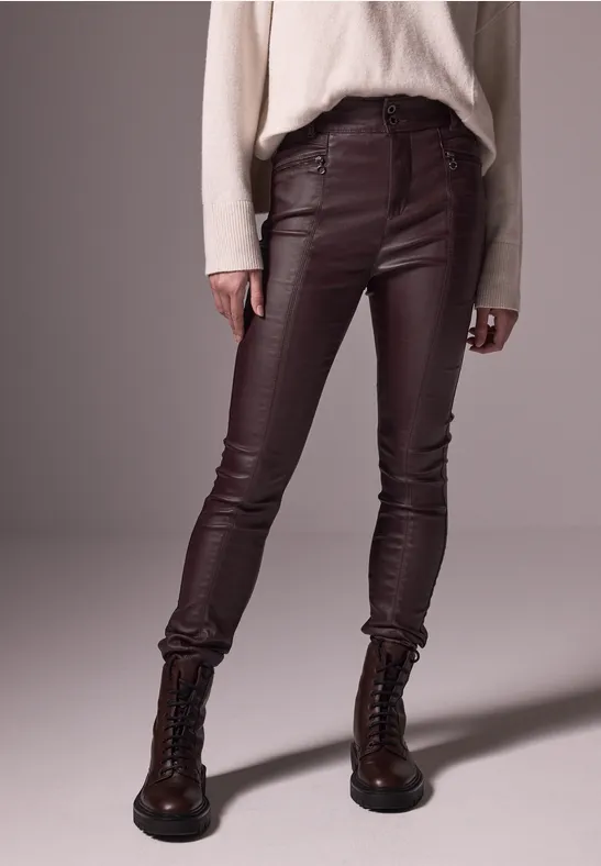 Street One Hose Im Leder-Look