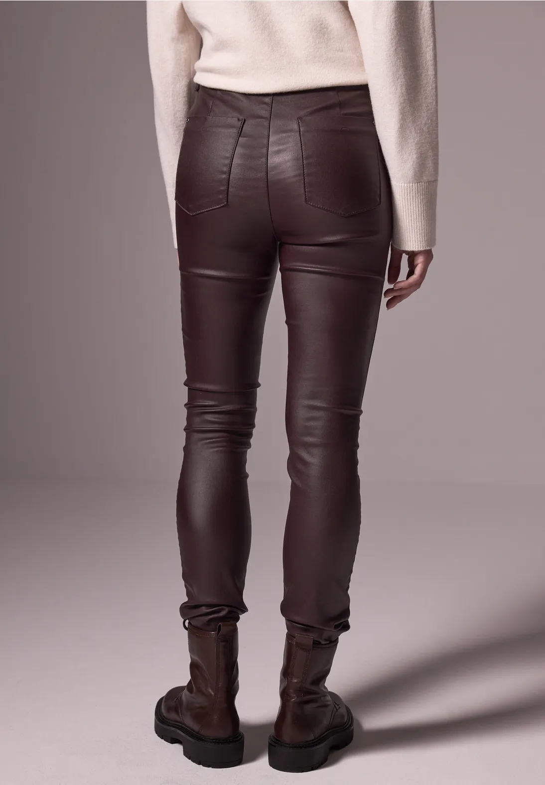 Street One Hose Im Leder-Look