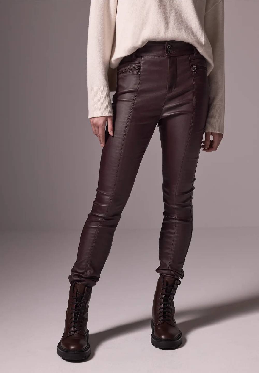 Street One Hose im Leder-Look