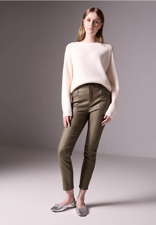 Street One Hose Im Leder-Look