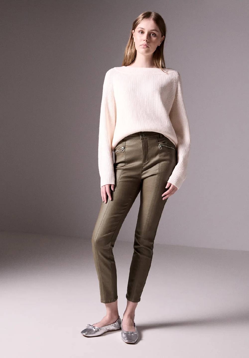 Street One Hose im Leder-Look