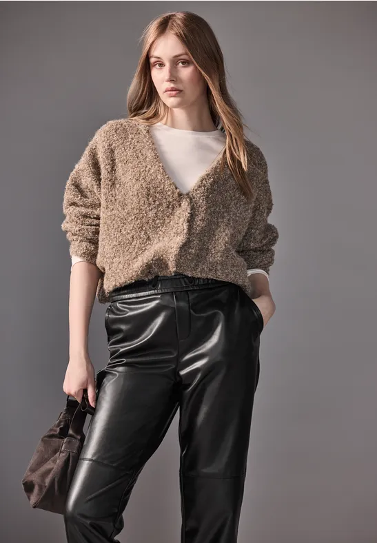 Street One Hose Im Leder-Look