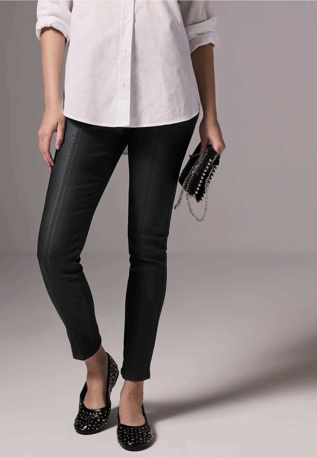 Street One Hose im Leder-Look