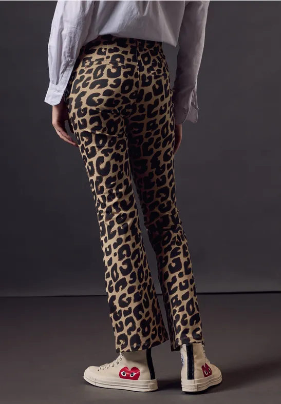 Street One Hose Mit Leo-Muster