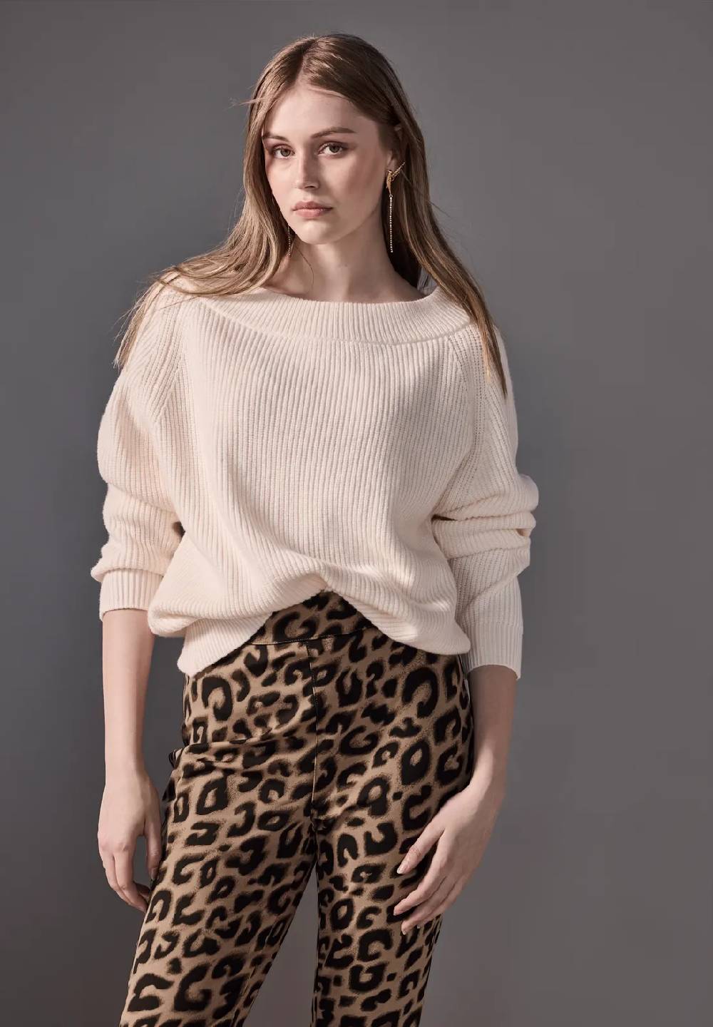 Street One Hose mit Leo-Muster