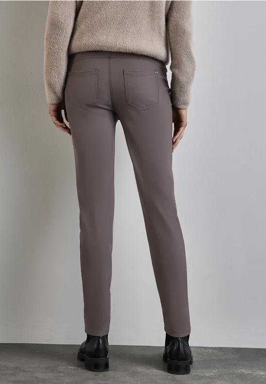 Street One Hose Mit Zipper Details