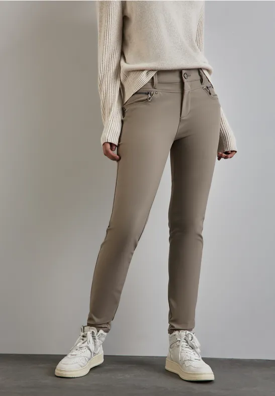 Street One Hose Mit Zipper Details - Style YORK