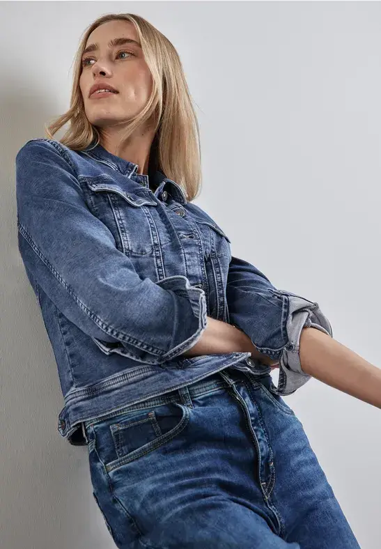 Street One Jacke Im Jeans-Look