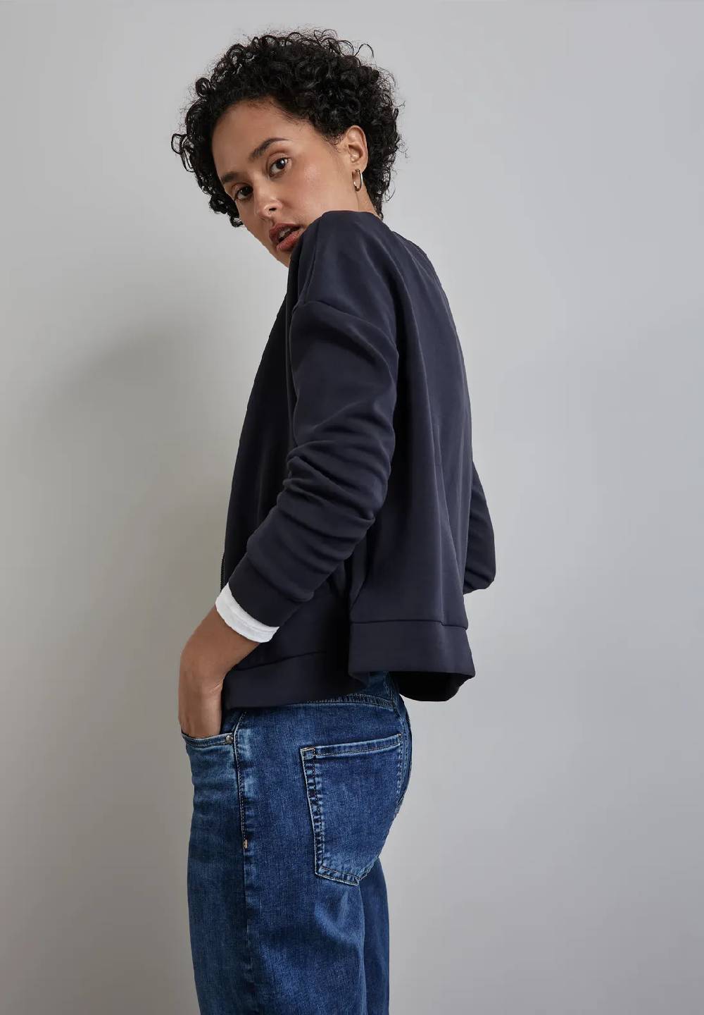 Street One Jacke Im Silk Look