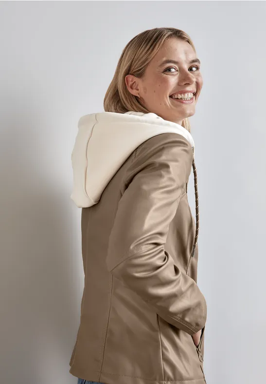 Street One Jacke In Leder-Optik