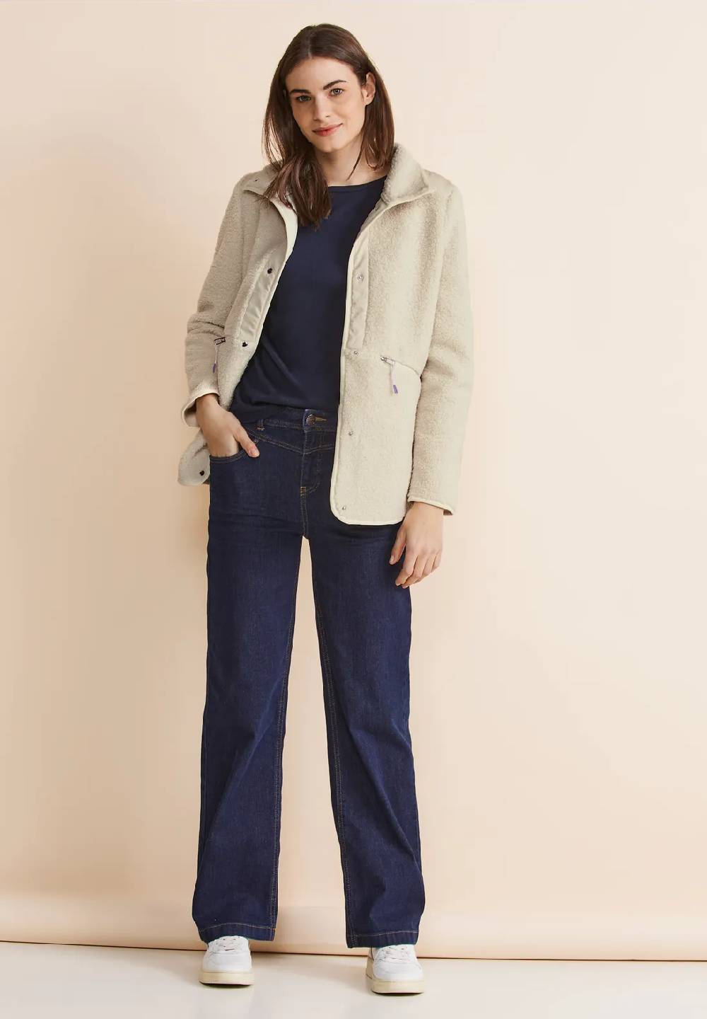 Street One Jacke mit Teddyfell