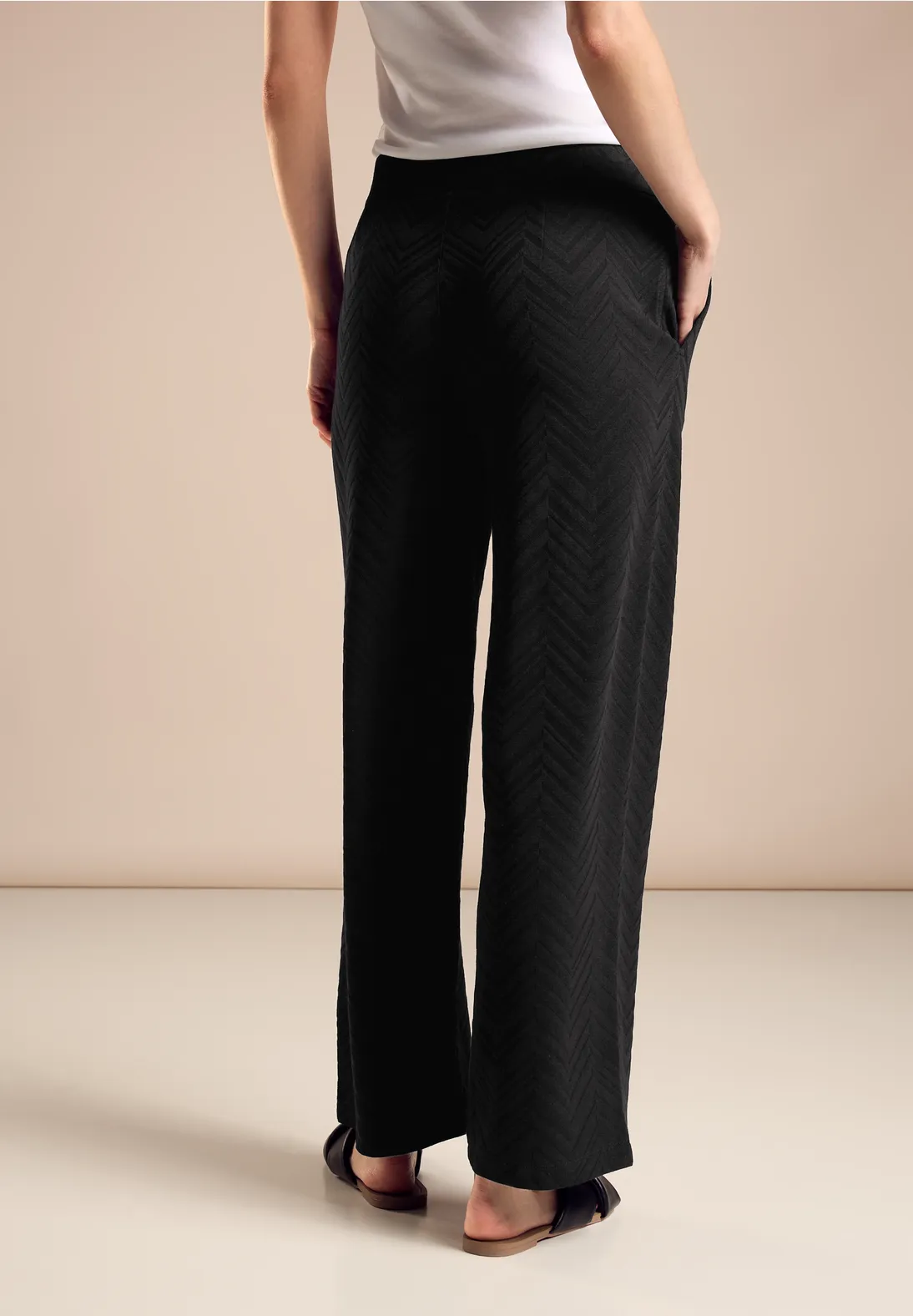 Street One Jacquard Hose Im Casual Fit